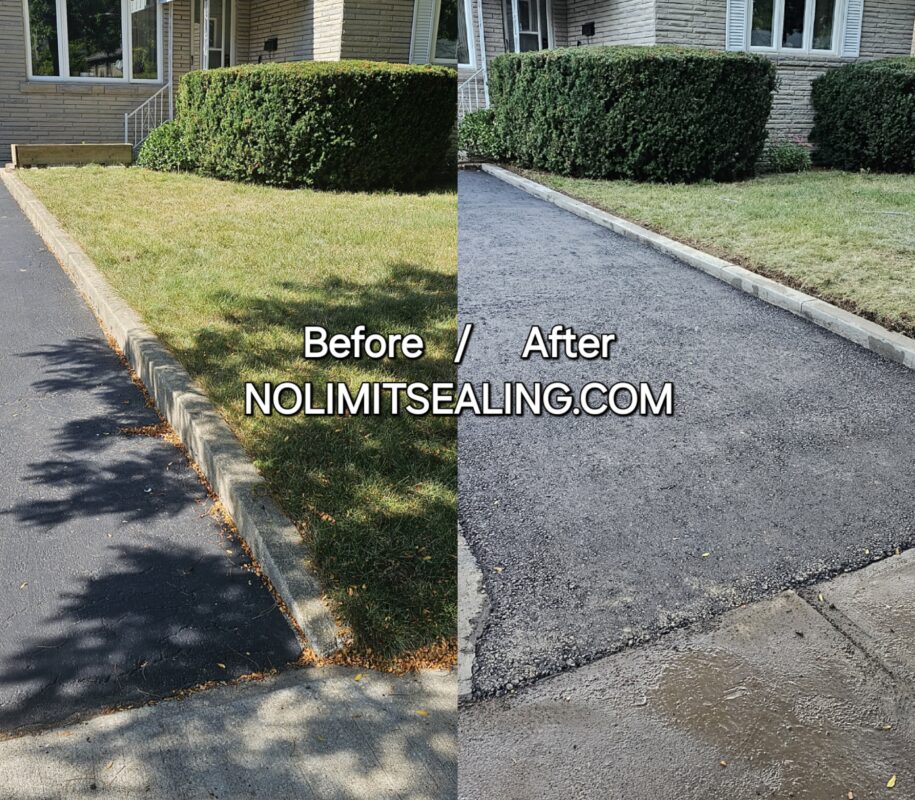 No Limit Sealing - Affordable Driveway Sealing, Interlock Sealing, Garage Ramp Installation, Driveway Extension, Crack Filling, Driveway Painting and Asphalt Maintenance in Vaughan, Richmond Hill, Maple, Markham, Woodbridge, Aurora.