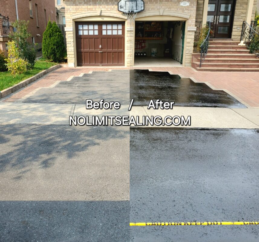 No Limit Sealing - Affordable Driveway Sealing, Interlock Sealing, Garage Ramp Installation, Driveway Extension, Crack Filling, Driveway Painting and Asphalt Maintenance in Vaughan, Richmond Hill, Maple, Markham, Woodbridge, Aurora.